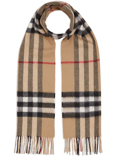 burberry reversible check wool scarf.